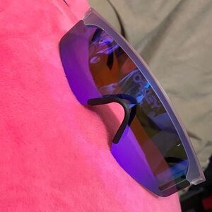 Oakley Blue and Purple Sport Sunglasses
